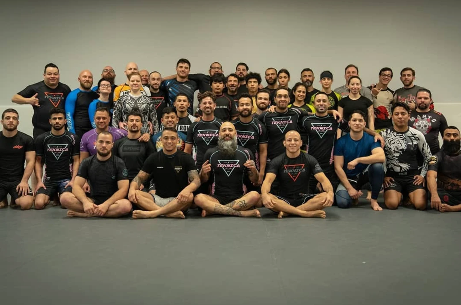 Competitive wrestling training at Teknica Martial Arts